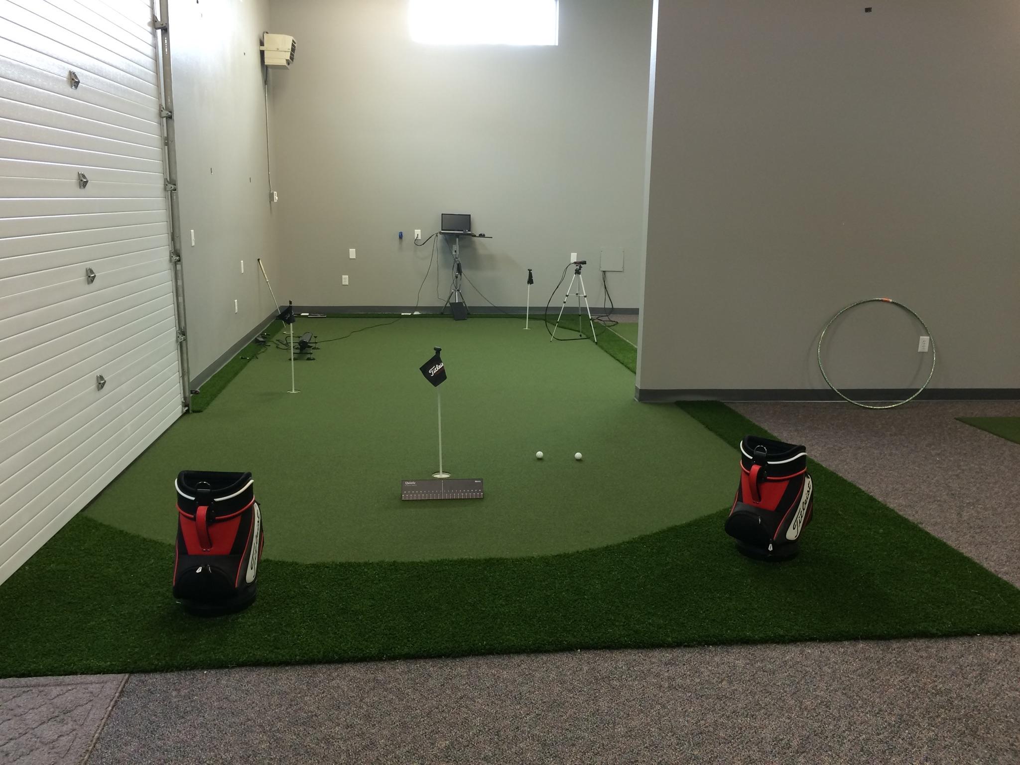 Turf for simulator room